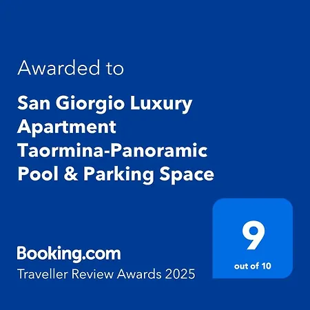 San Giorgio Luxury Taormina-panoramic Pool & Parking Space *