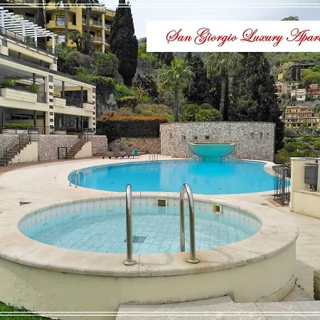 Apartment San Giorgio Luxury Taormina-panoramic Pool & Parking Space *